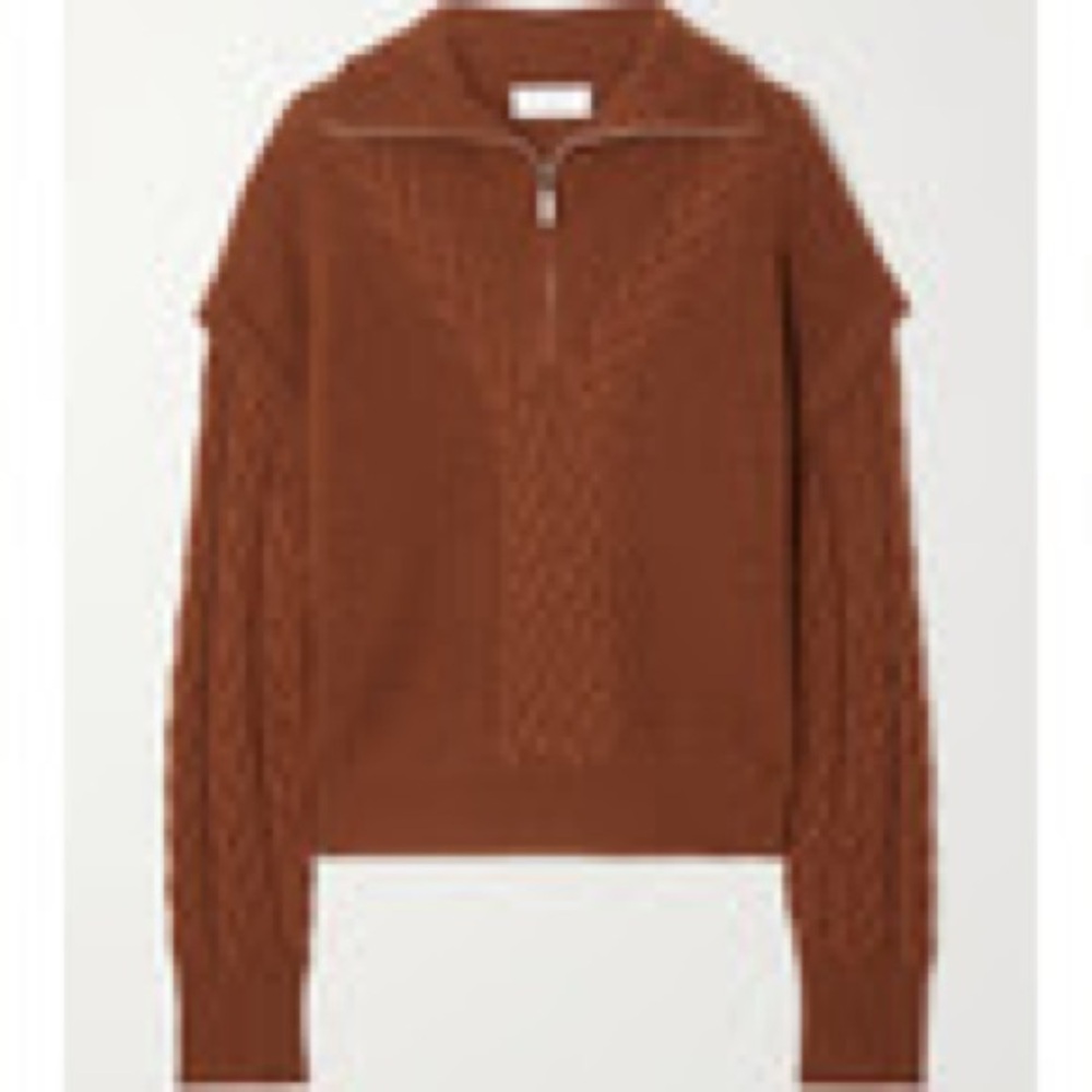 Lux Rust Cowl Neck Sweater